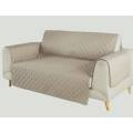 Cream (BEIGE) 2 SEATER COUCH COVER