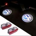 2Pcs Car Door Welcome Auto 12V LED Projector Light Laser 3D Shadow Light for VW Logo Ghost Lamp A...