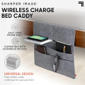 Bed Caddy with wireless charger