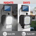 Super Bright 21 LED Sensor Street Lamp With Solar Panel & Cable - Solar Charging - No Electric Bills
