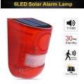 Bulk from 6pcs//Solar Powered Alarm Lamp