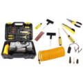 Double Cylinder Air Compressor With Emergency Tyre Repair Kit