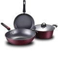 3-in-1 Non-Stick Cookware Set with Heat-Resistant Handles