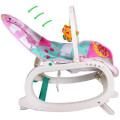 Newborn To Toddler Portable Rocker Reclining Chair With Soothing Vibrations and Music