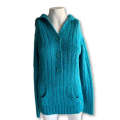 Size 12 Turquoise Chunky Knit Sweater - Billabong