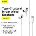 BASEUS C17 Encok Type-C In- Ear Wired Earphone with Remote