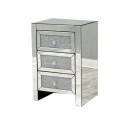 Starlight Reflection Pedestal (3 Drawers) with Crystal Knobs
