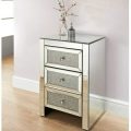 Starlight Reflection Pedestal (3 Drawers) with Crystal Knobs