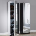 Full Mirror Shoe Cabinet ? Organized and Stylish Black