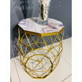 Marble Top Sidetable - Stylish Addition to Your Decor