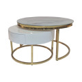 Nestable Coffee Table Set - Space-Saving and Contemporary