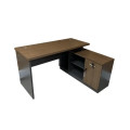 Centauri Executive L-Shaped Walnut Office Desk 140cm - Sleek and Modern Desk for Executives
