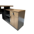 Centauri Executive L-Shaped Walnut Office Desk 140cm - Sleek and Modern Desk for Executives