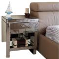 Miami Mirror Pedestal 1 Drawer With Mirror Finish