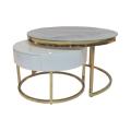 Nestable Coffee Table Set Space Saving And Contemporary