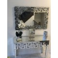 Sleek Console Table With Mirror Modern And Refined