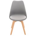 Tropique Dining Chair Tropical Design And Sturdiness Single Grey