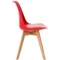 Tropique Dining Chair Tropical Design And Sturdiness Single Red