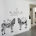 Zebra Couple and Nature Decor - Wall Art - SK9197AB