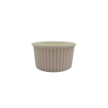 Pink Striped Ice Cream Tub - 180ml - Pack Of 50