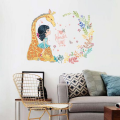 Giraffe with Floral Detail Decor/ Wall Art- SK7101