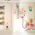 Colorful Elephant With Height Marking Decor/Wall Art- SK9036