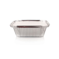 Foil Container and White Paper Lid Combo 750ml- Pack of 100