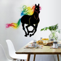 Majestic Horse with Rainbow Detail Decor - Wall Art - SK9054