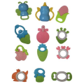 12 Piece Baby Rattle Teething Toys