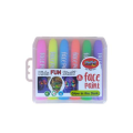 Glow in the Dark Face Paint- Set of 6 Colours