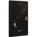 DELI In The Moon Leather Cover Notebook With Buckle - 120 Sheets - 3339