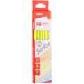 Deli Scribe HB Graphite Pencil With Eraser - Set of 72 - U50800 - Green
