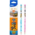 DELI Paw Patrol Dino Rescue HB Graphite Pencils - Set of 12 - C015-HB