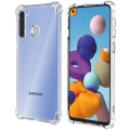 Samsung A21 Clear Shockproof Protective Case - Anti-Burst Cover