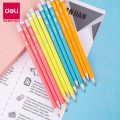 Deli Scribe HB Graphite Pencil With Eraser - Set of 12 - U50800 - Pink