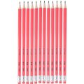 Deli Scribe HB Graphite Pencil With Eraser - Set of 72 - U50800 - Pink