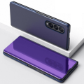 Stylish Metallic Look Translucent Protective Cover for Samsung Z Fold 3 - Purple