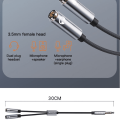 Audio Splitter With 3.5mm Male To Dual 3.5mm Female Headset Cables - YAU28
