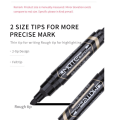 Deli Mate Dual Tip Permanent Marker - Pack Of 10 - S555