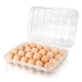 24 Egg Storage Container Stackable Stackable with Flip Top Lid