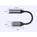 12cm iPhone Lightning to 3.5mm Headphone and Aux Adapter Cable -YAU21
