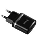Hoco Dual USB Lightning Wall Charger - C12 Black
