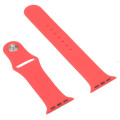 Hard Case Screen Protector and Silicone Strap compatible with Apple iWatch - 40mm - Red