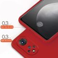 Liquid Silicone Cover for Huawei Nova 9 With Camera Cut-Out Case - Maroon
