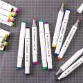Deli 24 Piece Double-Sided Sketch Markers - 70801-24