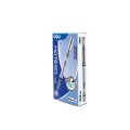 DELI Mate Pack Of 12 Blue Roller Ball Pens - Q400BL