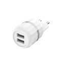 Hoco Fast Charge 2.4A 12w Dual Port Charger With Micro USB Cable - C41A
