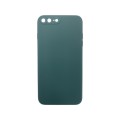 Liquid Silicone Cover With Camera Cut-Out Case For iPhone 7/8 Plus - Dark Green