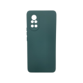 Liquid Silicone Cover for Huawei Nova 8 With Camera Cut-Out Case - Dark Green