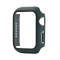 Hard Case Screen Protector and Silicone Strap compatible with Apple iWatch Series 7 - 45mm - Green